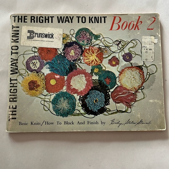 1969 The Right Way To Knit Book 2 Evelyn Stiles Stewart Knitters Make Yourself - Picture 1 of 15